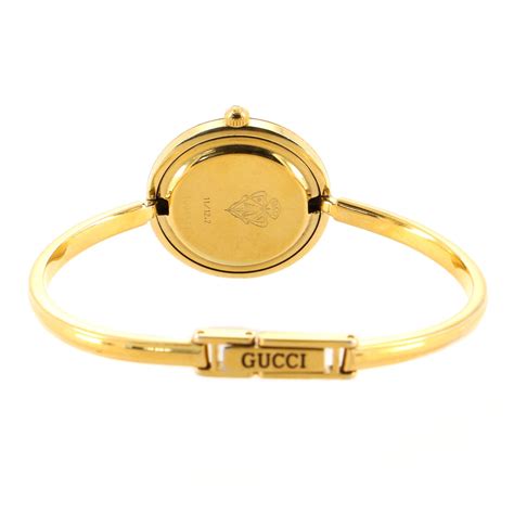 gucci ladies bangle watch|gucci interchangeable bezel bangle watch.